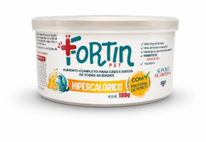 FortinPet Alimento completo para cães e gatos hipercalórico 180g