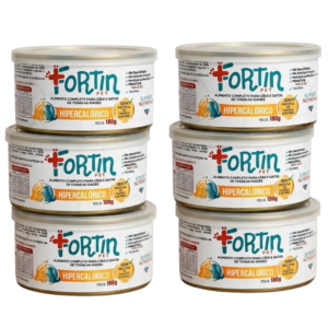FortinPet Alimento completo para cães e gatos hipercalórico 180g - KIT 6 unidades