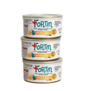 FortinPet Alimento completo para cães e gatos hipercalórico 180g - KIT 3 unidades