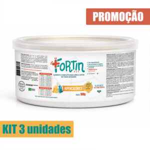 FortinPet Alimento completo para cães e gatos hipercalórico 180g – KIT 3 unidades