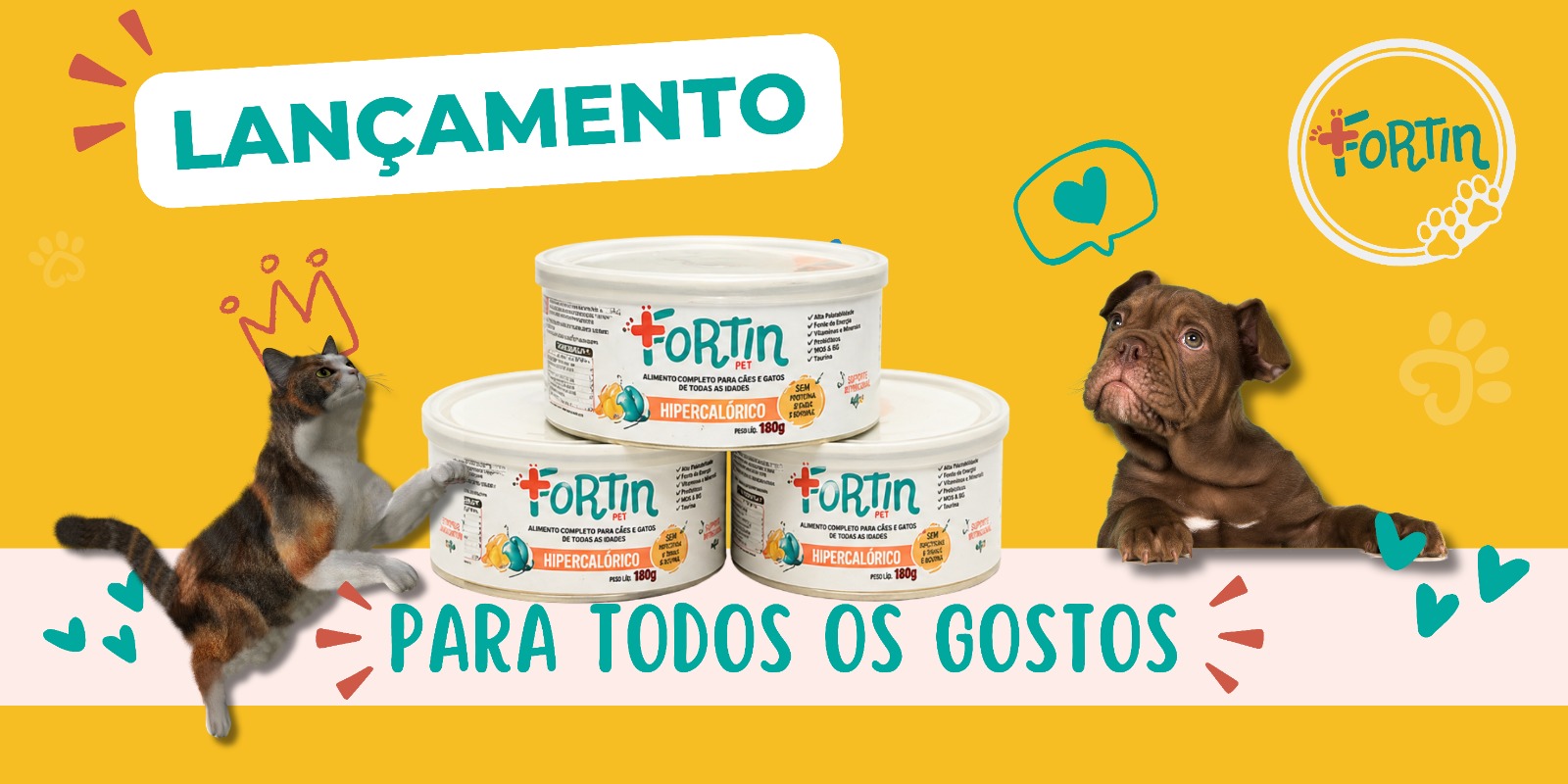 FortinPet® - Lançamento! Para todos os gostos. Compre aqui!