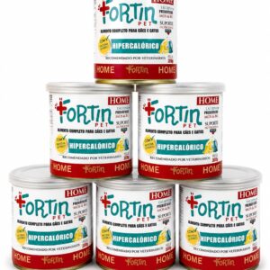 Kit 6 FortinPet Home 300g – Alimento completo para cães e gatos hipercalórico