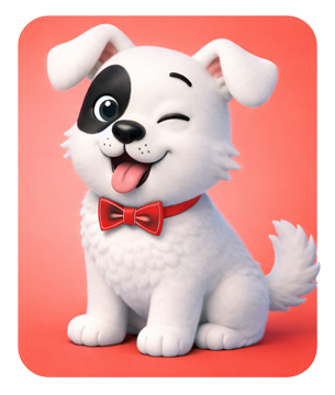 E o Din é o cão feliz!